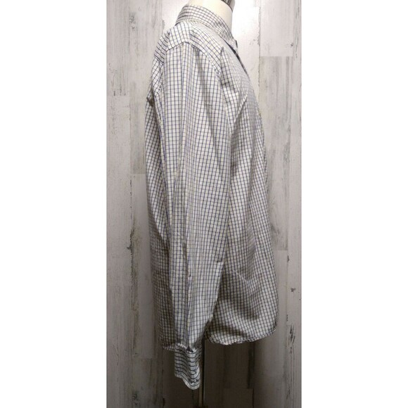 Converse One Star Long Sleeve Button Up Blue/Yellow Checked Men’s 2XL EUC - Picture 3 of 7